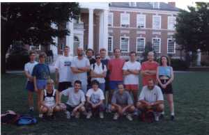 Soccer team at the Johns Hopkins University, Baltimore 1998
